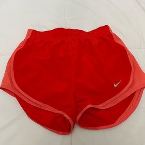 Nike Dry-Fit Red & Coral Running Shorts